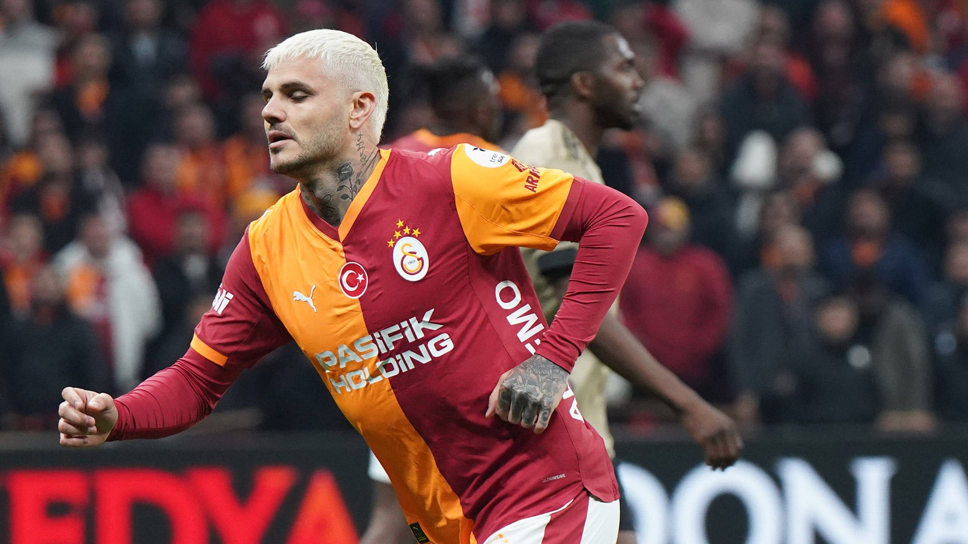 Icardi, en el último empate del Galatasaray. Ingresó cuando faltaban diez minutos para el final del partido (Seskimphotox GSaray-Kocaeli)