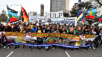 La convocatoria fue multitudinaria (Foto/Télam/Eva