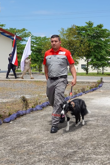 La especialización canina se consolida como una herramienta clave en la lucha contra el crimen y las labores de seguridad. Cortesía: Ministerio de Seguridad Pública