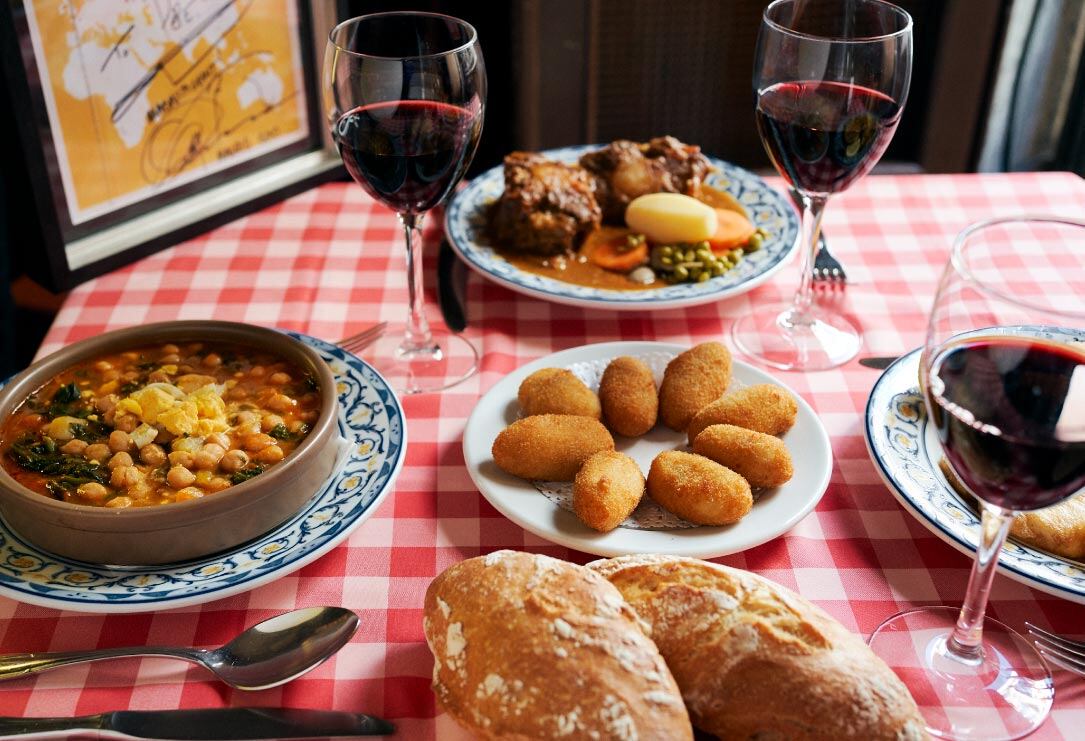 Platos en el restaurante Casa Salvador (Web del restaurante)