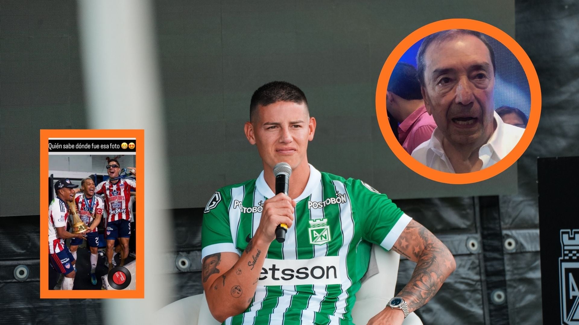El capitán de la selección Colombia se refirió de forma cortante y contundente al acercamiento que hubo en su momento con el Junior de Barranquilla-crédito Jefatura de Prensa de Atlético Nacional-Colprensa-@teogutierrez_/Instagram