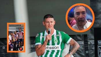 “La camiseta que más pesa”: James Rodríguez pasa la página con el Junior y enfoca su presente en Atlético Nacional