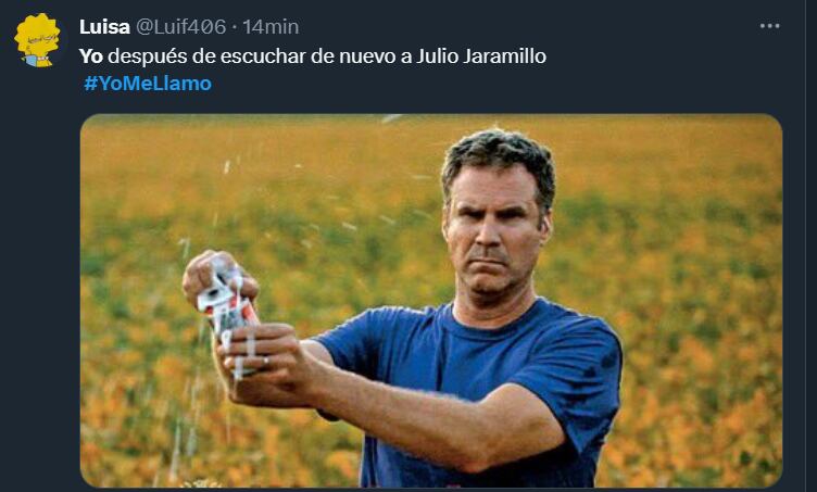 Julio Jaramillo se robó las miradas en la final de Yo me llamo- crédito @Luif406/X