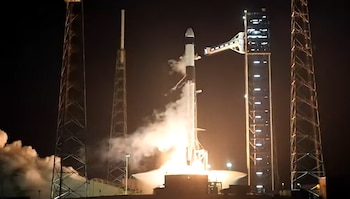 El despegue de la Crew-12