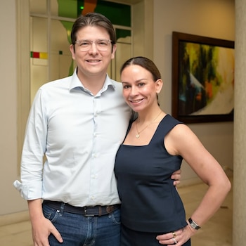 Miguel Uribe está casado desde