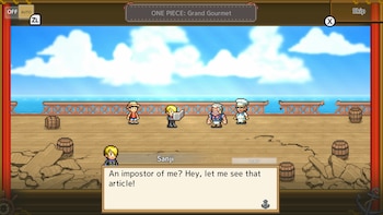 One Piece: Grand Gourmet, de Kairosoft.