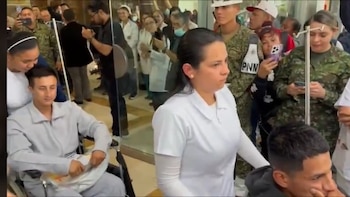 Los primeros heridos por la caída del avión Hércules en Puerto Leguizamo fueron dados de alta