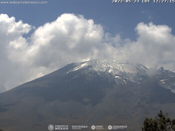 Imagen del Volcán Popocatépetl - Tlamacas HD
