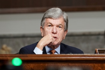 Roy Blunt, presidente del Comité de Política Republicana del Senado (Greg Nash/Pool via REUTERS)