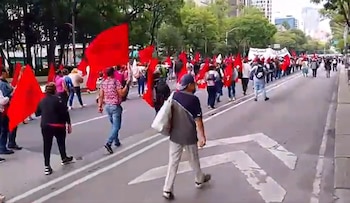 Marcha Paseo de la Reforma (X/@OVIALCDMX)