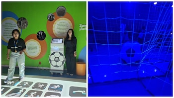 lleva a tus hijos a la experiencia de fútbol en Papalote