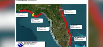 Las corrientes de resaca en las costas de Palm Beach originaron decenas de rescates e incluso varios ahogamientos en los últimos días (Captura Telemundo Miami)