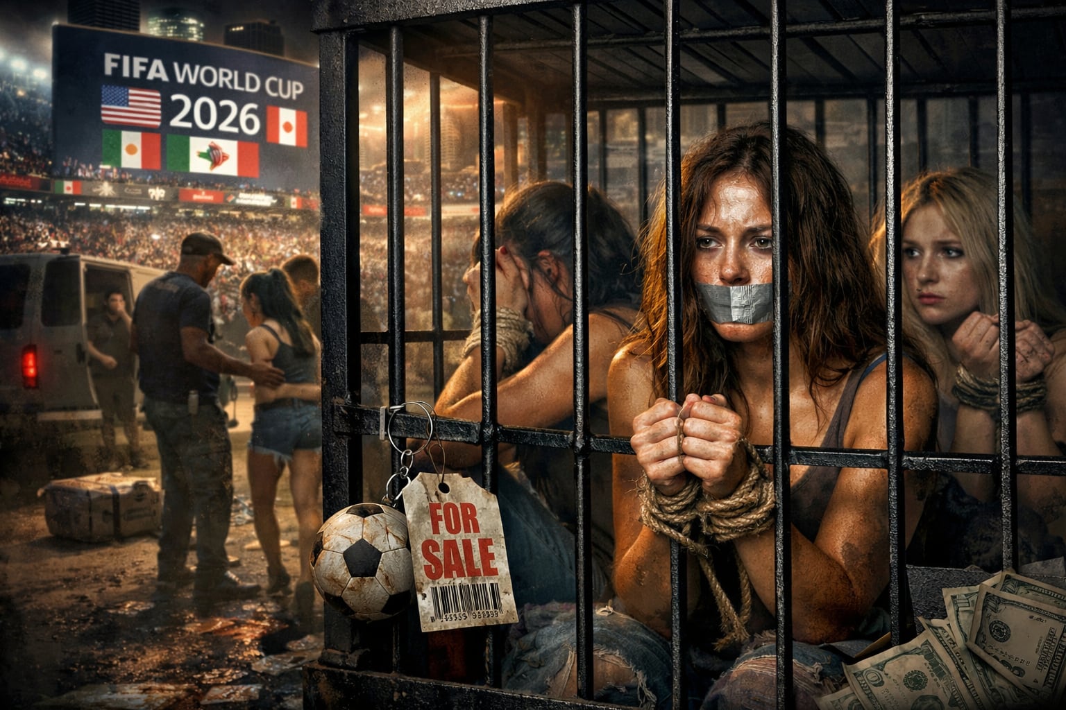 La Fiscalía CDMX advierte sobre riesgos de trata durante el Mundial 2026 ante el incremento de turismo y empleos temporales. (Imagen Ilustrativa Infobae)