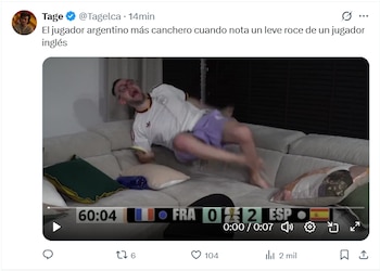 Meme Inglaterra - Argentina