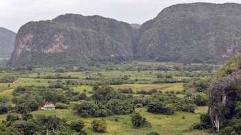 Lo que encontró EFE al recorrer Viñales: ni un solo turista internacional en uno de los destinos más emblemáticos de la isla (Foto EFE/ Ernesto Mastrascusa)