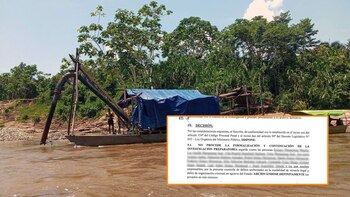 Minería ilegal en Amazonas: después