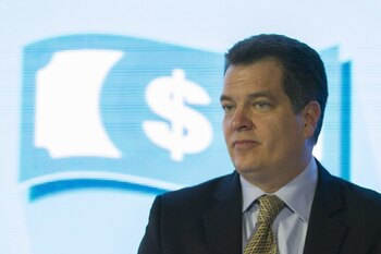 Miguel Alem�n Magnani, presidente ejecutivo de la aerol�nea Interjet durante la presentaci�n de la tarjeta de la marca compartida entre Interjet e Inbursa en el museo Soumaya.FOTO: IV�N STEPHENS /CUARTOSCURO.COM