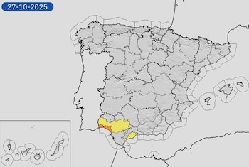 Mapa de alertas meteorológicas por