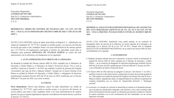 David Luna presentó una demanda ante el Consejo de Estado contra el Decreto 0685 de 2026, con el que el Gobierno Petro modificó las condiciones para la contratación de personal del Hospital San Juan de Dios - crédito @lunadavid/X