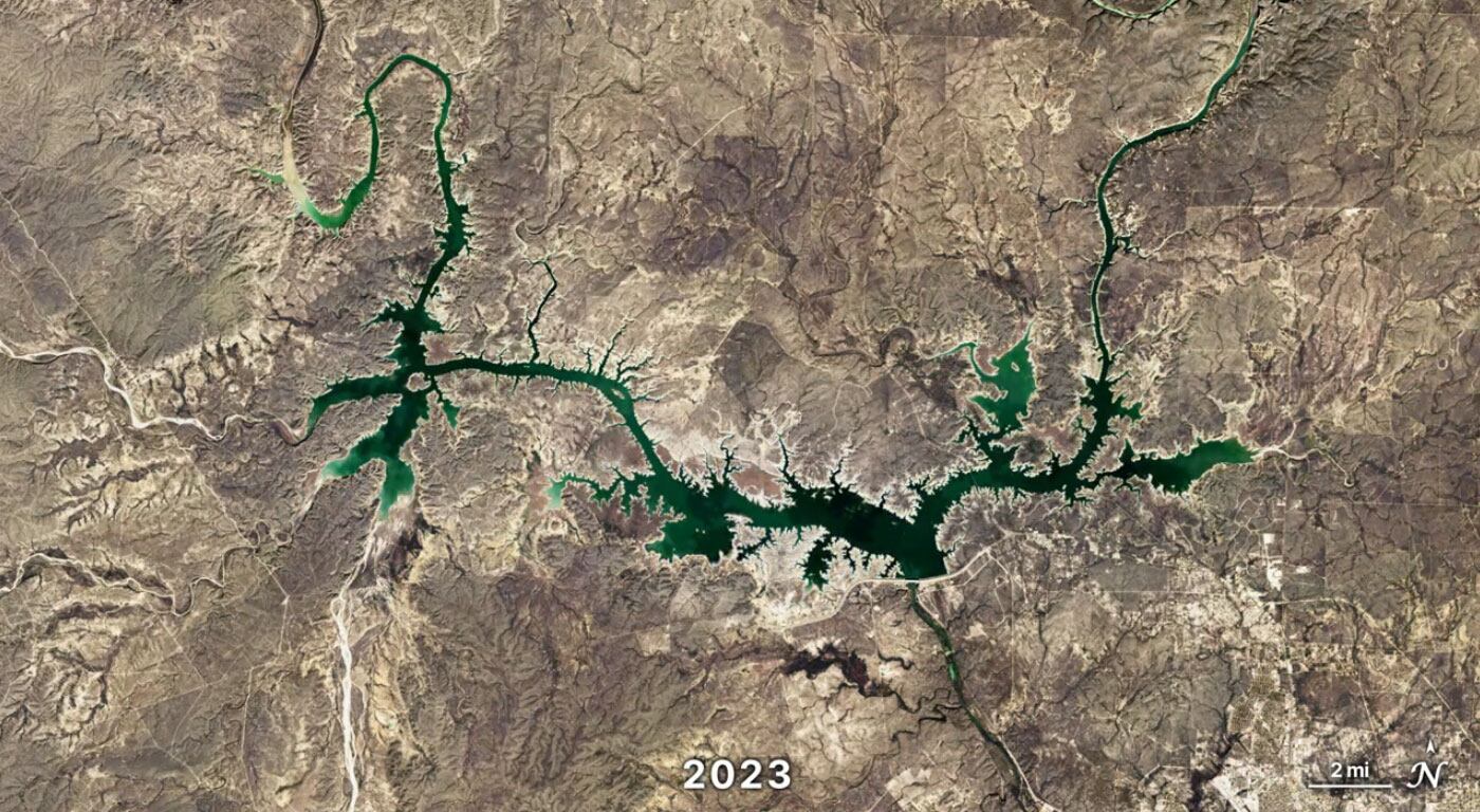 Imágenes satelitales de la NASA revelan cambios permanentes en la superficie de lagos, ríos y embalses a nivel mundial desde 1984 nasa