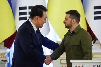 El presidente de Ucrania, Volodymyr