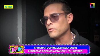 Christian Domínguez aclara su relación