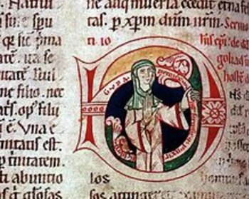 Este manuscrito del siglo XII