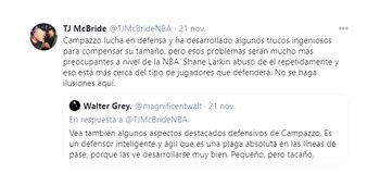 Las críticas a Campazzo de