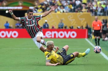 Kevin Serna enfrentó con Fluminense