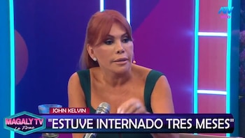 Dalia Durán lanza fuerte calificativo contra John Kelvin y Malú Ferrer durante entrevista telefónica. Captura: Magaly TV La Firme.