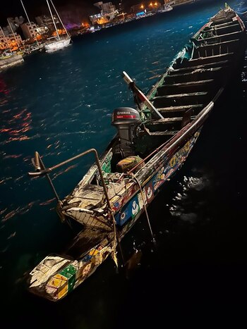 Embarcación rescatada cerca de La