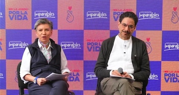 Claudia López manifestó su apoyo a Iván Cepeda en la segunda vuelta presidencial de este domingo 21 de junio - crédito @LAMONJACALI/X - Captura de pantalla/YouTube