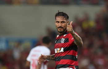 Paolo Guerrero jugó en Flamengo