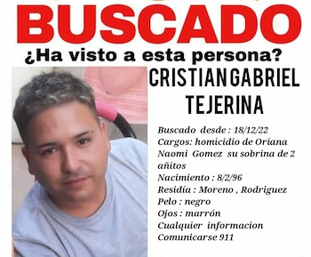 Cristian Gabriel Tejerina, acusado del