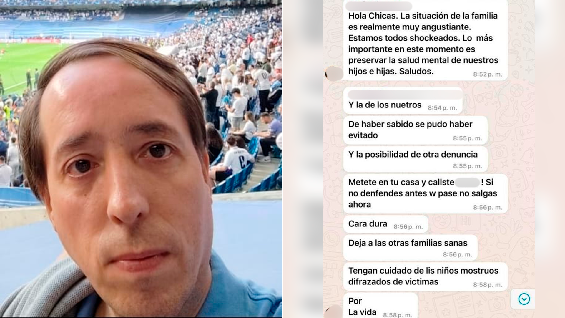 Mensaje que Porcel donde decía que vive