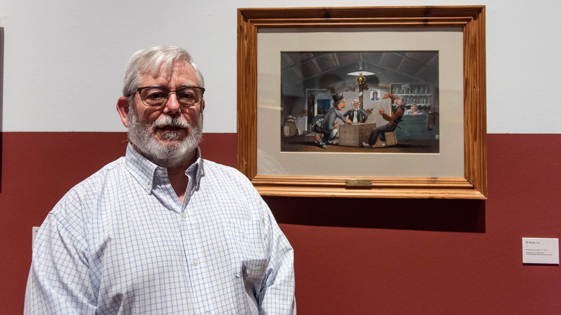 Gonzalo Gimenez Molina, curador de la muestra, lleva adelante un proyecto que busca honrar la obra de su abuelo a cien años de su primera exposición individual