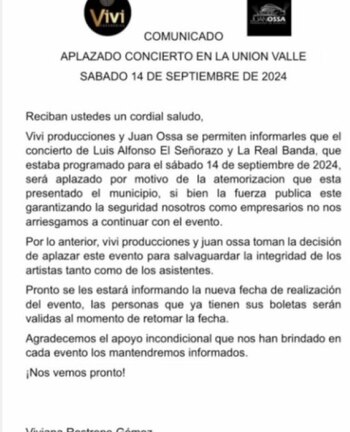 Los organizadores del evento se