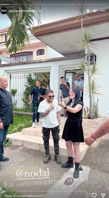 Nodal causó revuelo en su