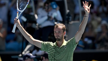 El tenista ruso Medvedev repite