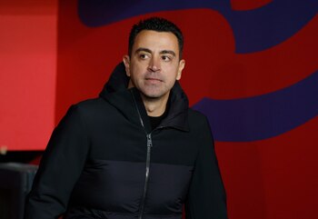 Xavi en el partido contra el Girona (REUTERS/Albert Gea)