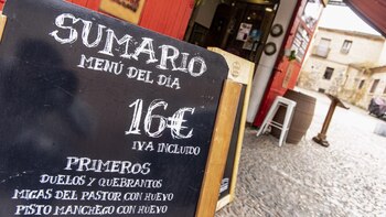 ¿El menú del día se