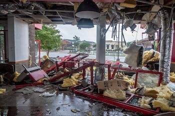 El devastador impacto de Debby: