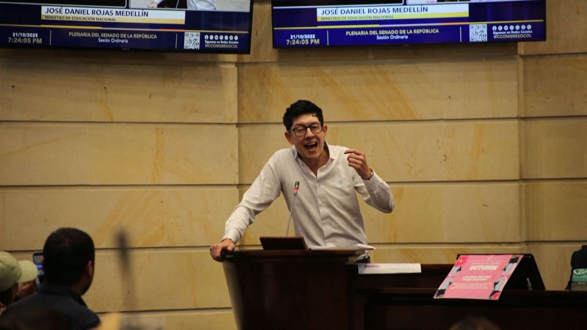 Daniel Rojas reveló que, 296 universidades presentan irregularidades - crédito @SenadoGovCo/X