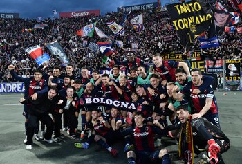 Bolonia se encuentra actualmente en el cuarto puesto de la Serie A de Italia, lo que le permitiría volver a la Liga de Campeones para la temporada 2025-2026 - crédito Jennifer Lorenzini / REUTERS