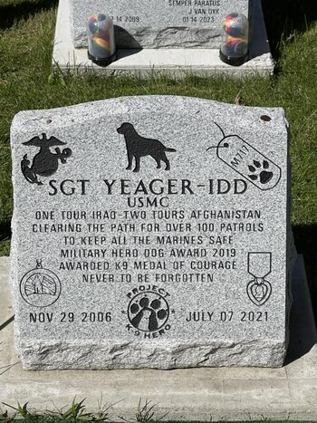 Yeager falleció en julio de