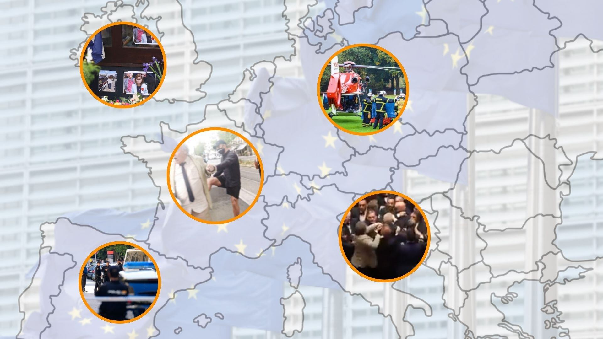 La violencia contra los políticos crece en Europa. (Composición Infobae/Freepik)