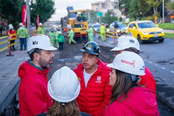 El alcalde Carlos Fernando Galán