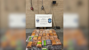 Total de cocaína incautada. (FOTO: