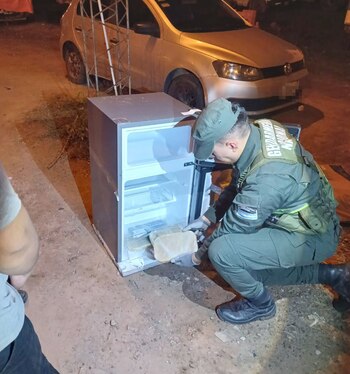 La cocaína fue hallada oculta