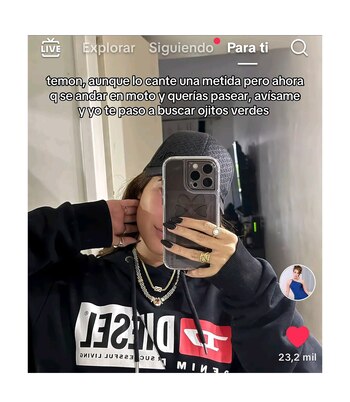 La acusación de la influencer